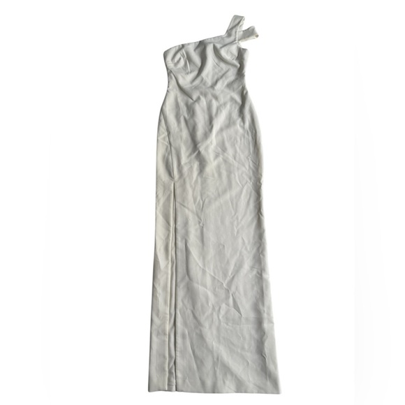 Likely NYC Maxson Maxi Gown Dress Ivory White Sz 6 Bridal Rehearsal Prom Formal - Picture 2 of 16